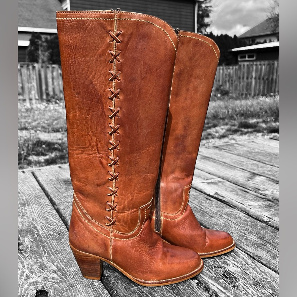 Vintage Latinas Made in Brazil Leather Boots